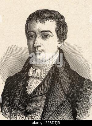 Ritratto di William Hyde Wollaston (1766-1828), chimico e fisico britannico. Foto Stock
