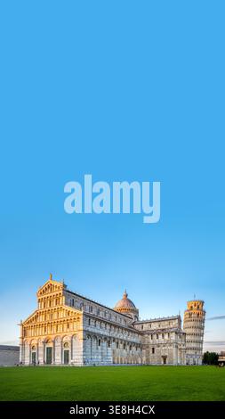 pisa, torre, pendente, piazza dei miracoli, Italia Foto Stock