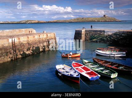 IE - CO. Dublino: Coliemore Harbour a Dalkey Foto Stock