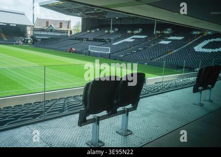 17 aprile 2026 Craven Cottage, sede del Fulham Football Club Foto Stock