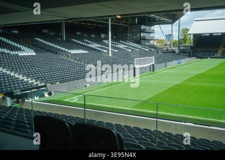 17 aprile 2026 Craven Cottage, sede del Fulham Football Club Foto Stock