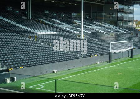 17 aprile 2026 Craven Cottage, sede del Fulham Football Club Foto Stock
