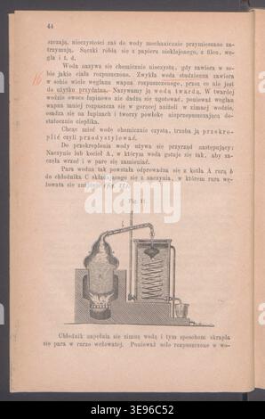 Czesław Rodecki (1839-1900) è autore di "Fizyka dla niższych szkół gimnazjalnych i realnych" (1875), un libro di fisica per studenti secondari polacchi. Il libro di 277 pagine, pubblicato da K. Piller a Lwów, copre i concetti fondamentali di fisica per l'uso nelle scuole secondarie in tutta la Polonia durante il XIX secolo. Foto Stock