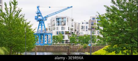 Centro di Offenbach. ottimo panorama dall'alto. Foto Stock