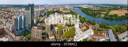 Centro di Offenbach. ottimo panorama dall'alto. Foto Stock