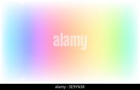 Sfondo sfocato con tavolozza di colori arcobaleno sfumata Illustrazione Vettoriale