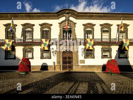 Camara Municipal (municipio) nella città vecchia di Funchal, Madeira, Portogallo Foto Stock
