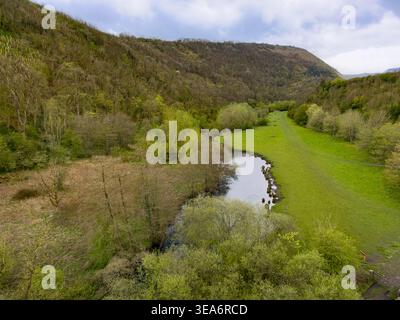 Monsal Trail, Derbyshire Foto Stock