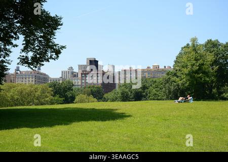 New York, NY, Stati Uniti - 5 giugno 2019: Il più grande parco Central Park di New York Foto Stock