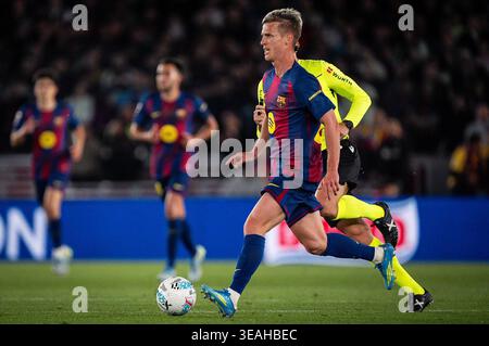 Barcellona, Espagne. 22 aprile 2026. Dani OLMO di Barcellona durante il campionato spagnolo di LaLiga tra FC Barcelona e RC Celta il 22 aprile 2026 allo stadio Camp Nou di Barcellona, Spagna - foto Joma Garcia/Matthieu Mirville/DPPI credito: DPPI Media/Alamy Live News Foto Stock