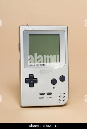 console portatile, game boy, console portatili Foto Stock