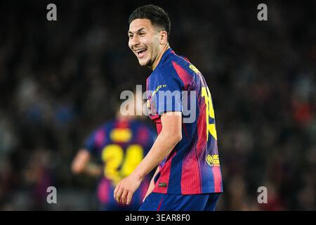 Barcellona, Espagne. 22 aprile 2026. Roony BARDGHJI di Barcellona durante il campionato spagnolo di LaLiga tra FC Barcelona e RC Celta il 22 aprile 2026 allo stadio Camp Nou di Barcellona, Spagna - foto Sergio Ros/Matthieu Mirville/DPPI Credit: DPPI Media/Alamy Live News Foto Stock
