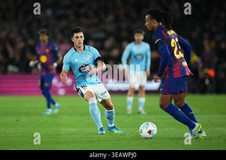 Barcellona, Spagna. 22 aprile 2026. Durante la Liga EA Sports match tra FC Barcelona e RC Celta de Vigo ha giocato al Spotify Camp Nou Stadium il 22 aprile 2026 a Barcellona, in Spagna. (Foto di Bagu Blanco/PRESSINPHOTO) credito: PRESSINPHOTO SPORTS AGENCY/Alamy Live News Foto Stock