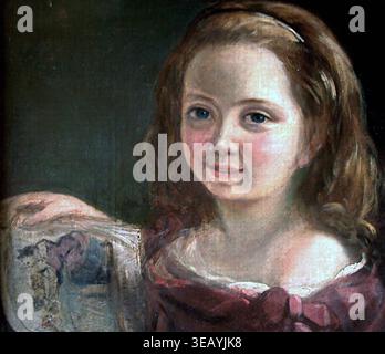 ADA LOVELACE (1815-1852) matematico inglese e programmatore informatico pioniere all'età di sette anni dall'artista francese Alfred d'Orsay Foto Stock