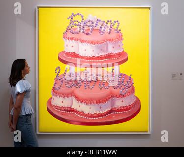Londra, Inghilterra, Regno Unito. 24 aprile 2026. Le opinioni di un tecnico di Sotheby sono nate ieri da Farhad Moshiri durante una chiamata fotografica per le mostre di arte islamica, orientalista e mediorientale di Sotheby a Londra, Regno Unito. Il lavoro è stimato in 40,000-60.000 sterline e sarà offerto nell'asta moderna e contemporanea del Medio Oriente a Londra il 30 aprile. (Credit Image: © Thomas Krych/ZUMA Press Wire) SOLO PER USO EDITORIALE! Non per USO commerciale! Crediti: ZUMA Press, Inc./Alamy Live News Foto Stock