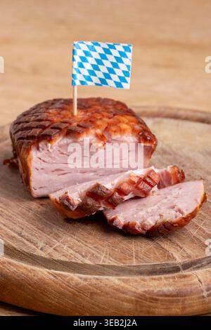 pagnotta di carne, fleischkäse, leberkase, polpette di carne Foto Stock