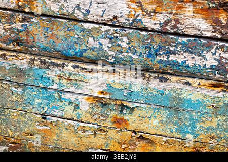 struttura, intemperie, pannelli di legno, trame, agenti atmosferici, tavola di legno Foto Stock