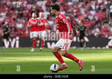 Lisbona, Portogallo. 25 aprile 2026. Rafa della SL Benfica durante la partita Betclic della Liga Portugal tra SL Benfica e Moreirense FC giocata allo Sport Lisboa e Benfica Stadium il 25 aprile 2026 a Lisbona, Portogallo. (Foto di Pedro Reis/PRESSINPHOTO) credito: PRESSINPHOTO SPORTS AGENCY/Alamy Live News Foto Stock