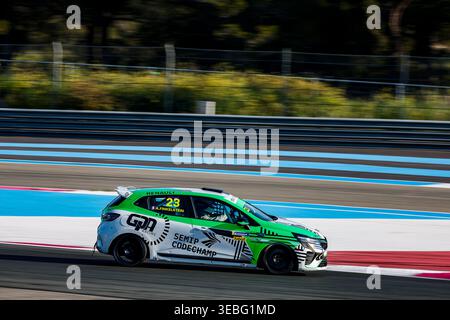 23 FINKELSTEIN Alex (fra), GPA Racing, Clio Cup Series, azione durante il 2° round della Clio Cup Series 2026, dal 24 al 26 aprile 2026 sul circuito Paul Ricard, a le Castellet, Francia - Photo Gregory Lenormand/DPPI Credit: DPPI Media/Alamy Live News Foto Stock