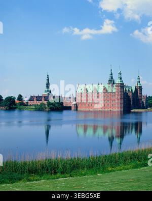 Danimarca. Hillerød (vicino a Copenaghen). Castello di Frederiksborg. Foto Stock