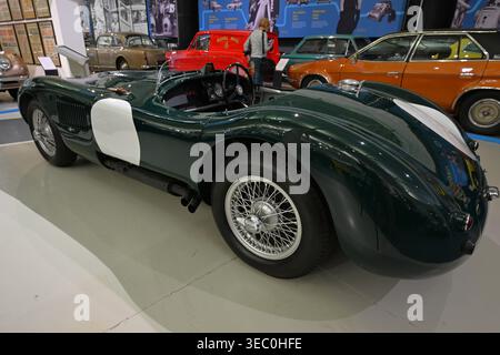 Auto da corsa Jaguar tipo C. Foto Stock