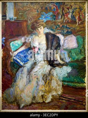 Pierre Bonnard (Fontenay-aux-Roses, 1867-le Cannet, 1947), Misia Godebska, 1908, museo nazionale Thyssen-Bornemisza, Madrid, Spagna Foto Stock
