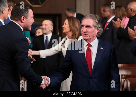 Washington, Stati Uniti. 28 aprile 2026. Doug Burgum, segretario degli interni degli Stati Uniti, credito: Abaca Press/Alamy Live News Foto Stock