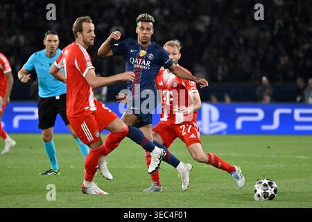 Parigi, Francia. 28 aprile 2026. © PHOTOPQR/OUEST FRANCE/Stéphane Geufroi ; Parigi ; 28/04/2026 ; Football/Ligue des Champions 2025-2026/Demi-finale (Aller)/Paris SG - Bayern Monaco. Parigi; 28 aprile 2026; Sports Parc des Princes, Parigi (16° arrondissement), 28 aprile 2026 semifinale di Champions League andata: PSG vs. Bayern Monaco credito: MAXPPP/Alamy Live News Foto Stock