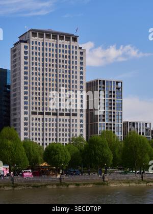 New Towers sulla Southbank di Londra Foto Stock
