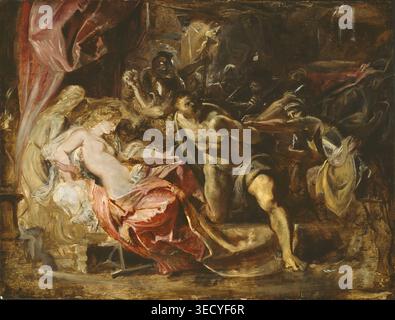 Peter Paul Rubens – la cattura di Sansone, 1609–1610 – olio su tela – Barocco fiammingo tradimento forza dramma di caduta – narrazione dell'Antico Testamento | ArchiVerse: Rinascimento e manierismo Foto Stock