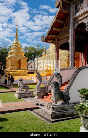 Tempio Wat Prasat a Chiang mai in Thailandia Foto Stock