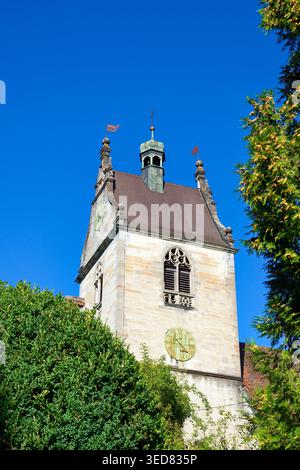 Austria, Vorarlberg, Bregenz, la città alta, la chiesa di Sankt Gallus Foto Stock