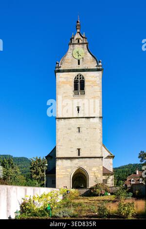 Austria, Vorarlberg, Bregenz, la città alta, la chiesa di Sankt Gallus Foto Stock