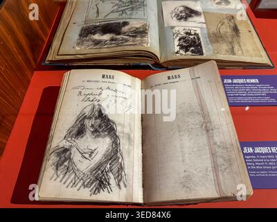 Francia, Parigi, Museo Nazionale Jean-Jacques-Henner nella residenza privata che era la casa e lo studio del pittore Guillaume Dubufe Foto Stock