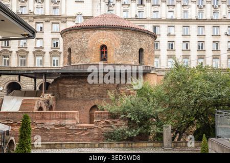 Sofia, Bulgaria. Rotonda dell'antica chiesa di San Giorgio a Sofia. Foto Stock
