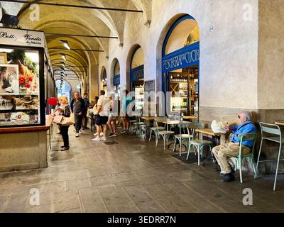 Markt a Padova, Venezia, Italia *** mercato a Padova, Veneto, Italia Foto Stock