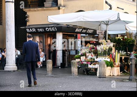 Markt a Padova, Venezia, Italia *** mercato a Padova, Veneto, Italia Foto Stock