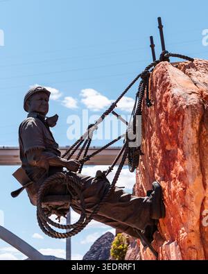 Diga di Hoover, diga di Hoover, Nevada, Stati Uniti, ovest Foto Stock