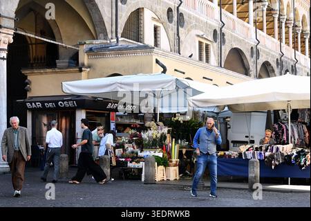 Markt a Padova, Venetien, Italien Foto Stock