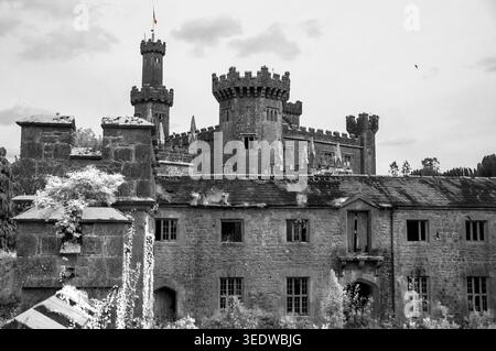 Il castello di Charleville a Tullamore, Irlanda, è il più bell'esempio di architettura neogotica d'Irlanda. Foto Stock