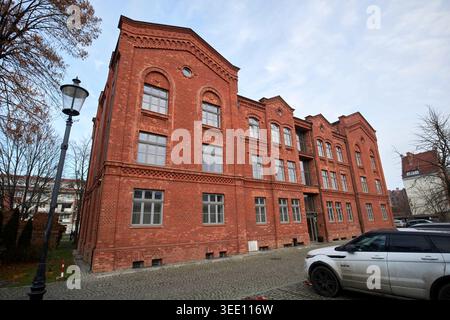 Tobiasza 7 vecchio edificio di proprietà convertito in appartamenti nella città vecchia di danzica in polonia Foto Stock