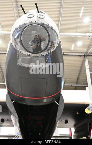 Avro Lancaster KB889, Lancaster Bomber all'Imperial War Museum di Duxford, Foto Stock