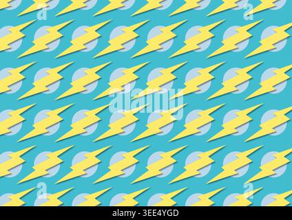 Fulmini, illustrazione concettuale. Foto Stock