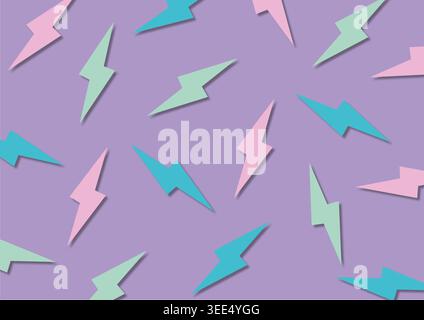 Fulmini, illustrazione concettuale. Foto Stock