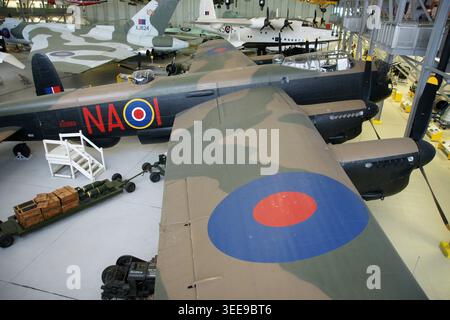 Avro Lancaster KB889, Lancaster Bomber all'Imperial War Museum di Duxford, Foto Stock
