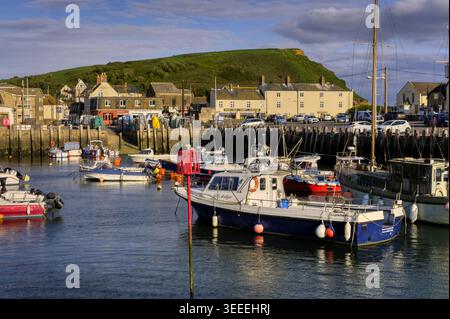 Porto di West Bay, Dorset, Regno Unito Foto Stock