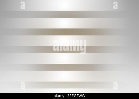Uno sfondo astratto pulito con strisce orizzontali con sfumatura delicata che passa dal grigio chiaro al beige tenue o al colore abbronzato. Foto Stock
