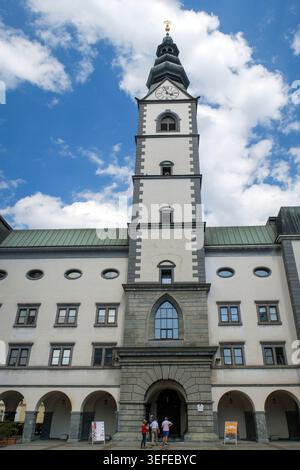 La storica torre Landhaus di Klagenfurt, Carinzia, Austria, Europa Foto Stock