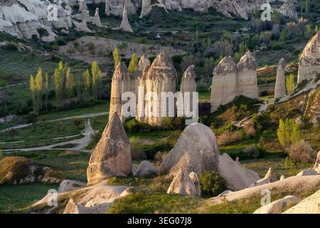 La Cappadocia è una regione storica dell'Anatolia centrale, in Turchia Foto Stock