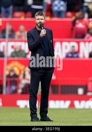 Manchester, Regno Unito. 17 maggio 2026. Durante la partita Manchester United vs Nottingham Forest Premier League all'Old Trafford, Manchester. Il credito per immagini dovrebbe essere: Andrew Yates/Sportimage Credit: Sportimage Ltd/Alamy Live News Foto Stock